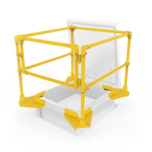 RHSR Safety rail system for roof hatches