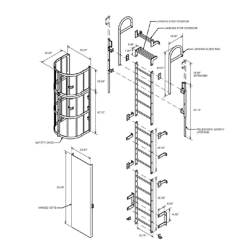 Modular Stairs Diagram
