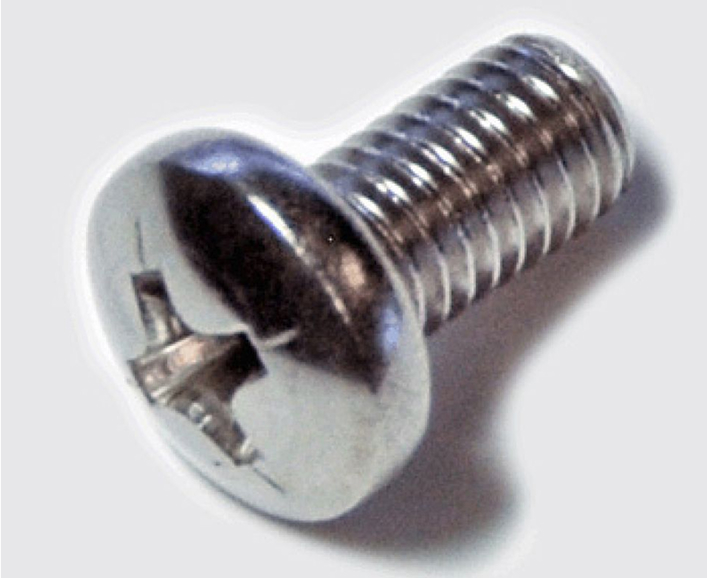 Tornillo de cabeza plana Phillips.